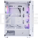 Компьютерный корпус 1STPLAYER FIREBASE XP White / ATX / 4x120mm LED fans / XP-WH-4F1-W, фото2