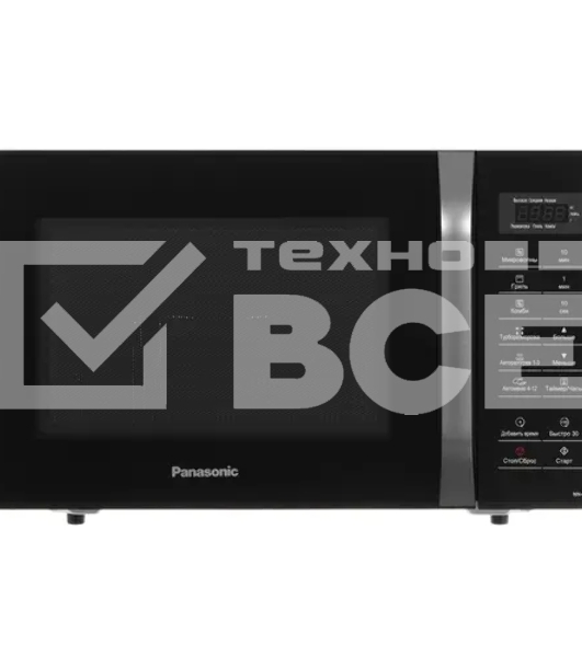 Микроволновая печь Panasonic NN-GT35HBZPE черный, 23 л, 800 Вт, переключатели - сенсор