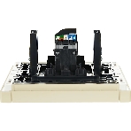Розетка компьютерная IEK FORTE&PIANO FP432 RJ45 кат.5E ваниль, фото2
