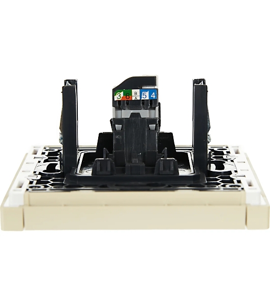 Розетка компьютерная IEK FORTE&PIANO FP432 RJ45 кат.5E ваниль