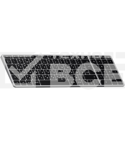 Клавиатура беспроводная Satechi Slim X2 Bluetooth Backlit Keyboard, Bluetooth, Серый ST-BTSX2M-RU
