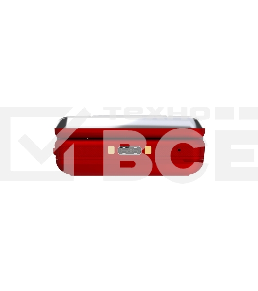 Мобильный телефон Maxvi E11ds красный/серебристый