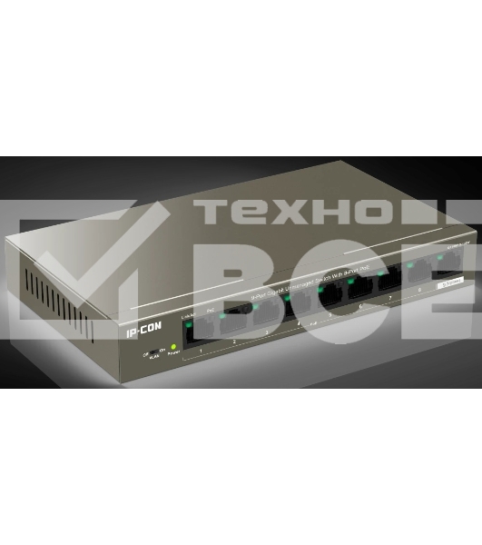Коммутатор неуправляемый PoE IP-COM G1109P-8-102W 9 портов, 9x1 Гбит/с, PoE 8х92 Вт, настольный