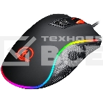 Мышь проводная Jet.A Panteon PS88 черный, 6200 dpi, USB, кнопки - 9, фото5