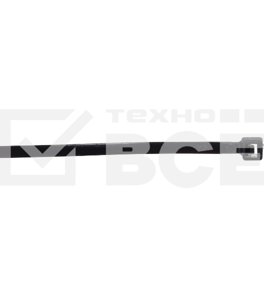 Нейлоновые стяжки Fortisflex КСС 3х100 черный 100 штук