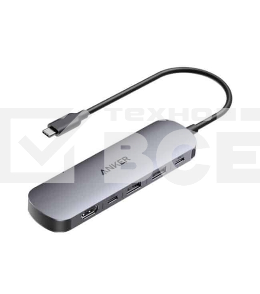 Хаб Anker Nano USB-C Hub (7-in-1 4K HDMI)