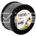 Леска для триммера Denzel двухкомпонентная звезда, 2,4 мм х 260 м, на DIN катушке EXTRA CORD, фото4