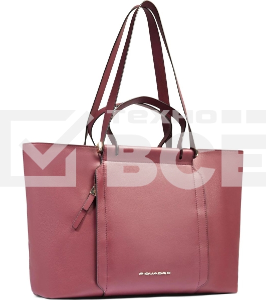 Деловая сумка женская Piquadro Circle BD3336W92/BO с отделением для ноутбука 14' бургунди натур.кожа
