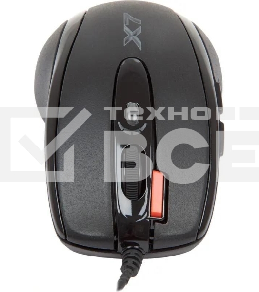 Мышь проводная A4Tech X-710BK черный, 2000 dpi, USB, кнопки - 7