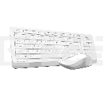 Комплект клавиатура+мышь A4Tech FStyler FG1010 беспроводной, USB, 2000 DPI, белый/серый, фото 1
