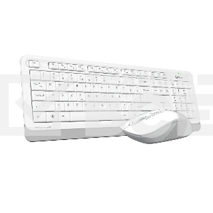 Комплект клавиатура+мышь A4Tech FStyler FG1010 беспроводной, USB, 2000 DPI, белый/серый