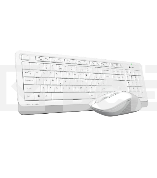 Комплект клавиатура+мышь A4Tech FStyler FG1010 беспроводной, USB, 2000 DPI, белый/серый