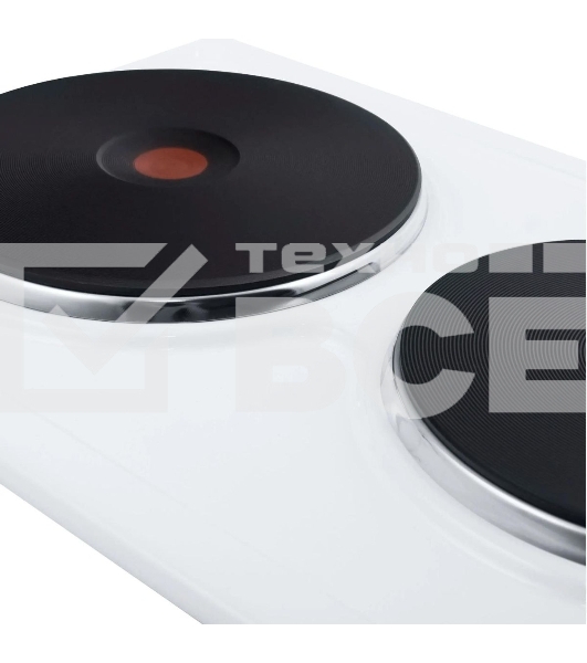 Электрическая варочная панель Maunfeld EEHE.32.4W, конфорок: 2 шт., эмаль, независимая, белый