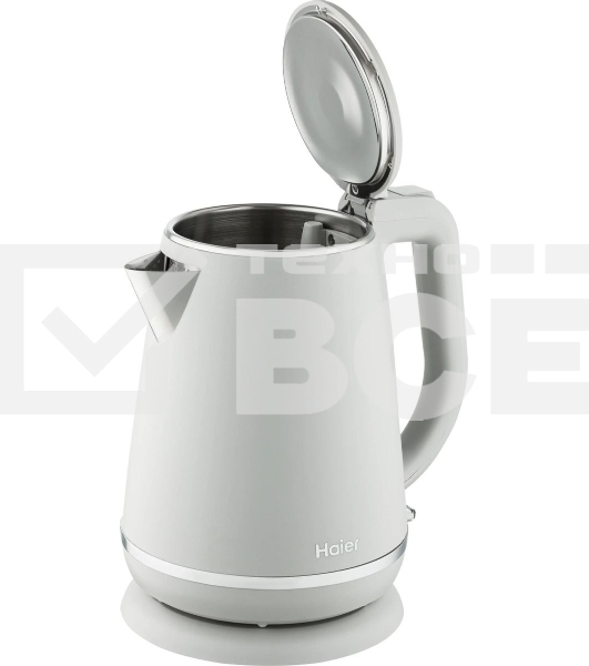 Чайник электрический Haier HK-502 1.5л. 3000Вт серый корпус: нерж.сталь/пластик (TD0029960RU)