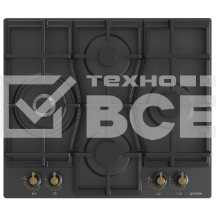 Газовая варочная панель Gorenje GW6D42CLB черный