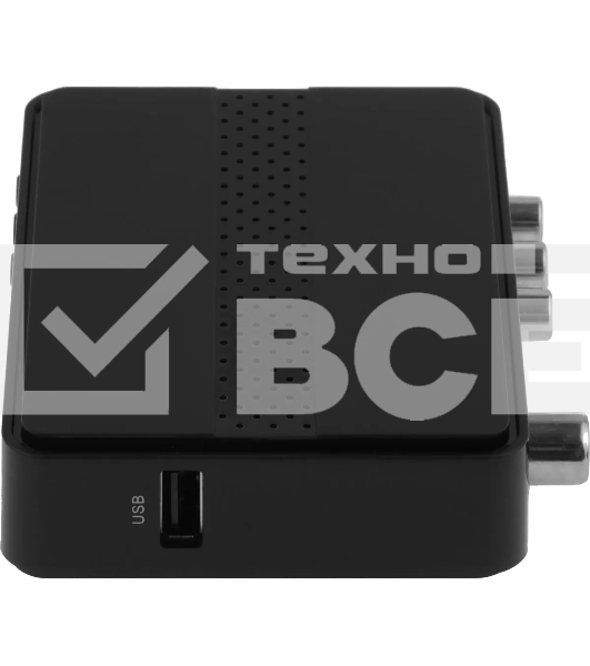 Приставка для цифрового ТВ Cadena CDT-2291SB черный, DVB-T2, DVB-T, HDMI, USB 2.0