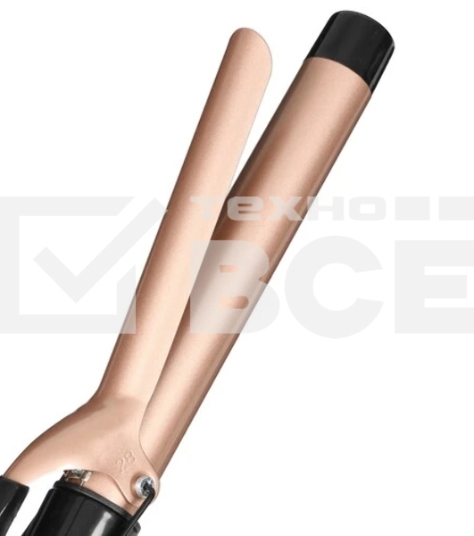 Щипцы для завивки волос Atlanta ATH-6645 черный, 28 мм, 200 °C, 1 режим