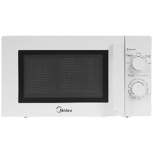 Микроволновая печь Midea MM720CY6-W белый, 20 л, 700 Вт, переключатели - поворотный механизм