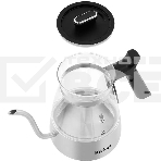 Чайник электрический Kitfort КТ-8707 0.8л. 1300Вт нержавеющая сталь/черный корпус: Металл/стекло/пластик, фото6