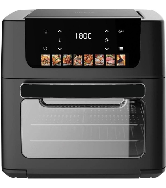 Аэрогриль Vitek VT-AF7001 черный, 2000 Вт, 16 л, сенсор, 9 программ