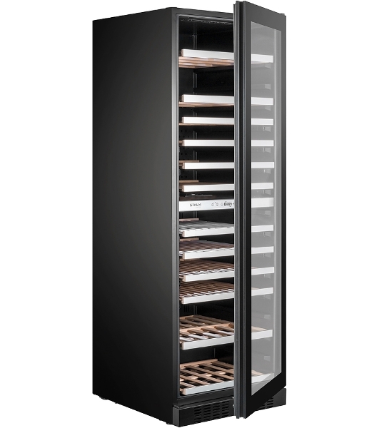 Винный шкаф Temptech ST180DRB-24 черный, 418 л, 2 отсека, 159 бут., класс G