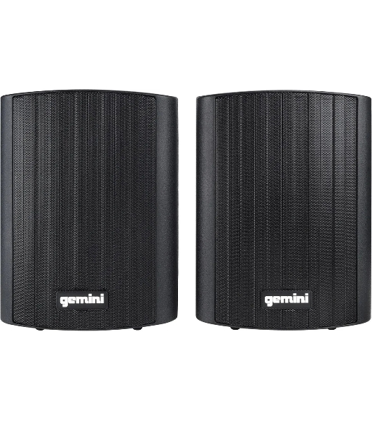 Акустическая система Gemini GHSI-W525BT-PR-BLK Активная + пассивная АС, 5.25' НЧ + 0.75' ВЧ, мощность RMS/Peak 60/150 Вт, АЧХ 45-20000 Гц, динамики: 5' НЧ, 1' ВЧ, IP44, BT, 3,5 мм AUX вход, 3,5 мм AUX выход, настенные крепления, пульт ДУ, цвет черный