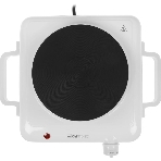 Плита настольная электрическая Clatronic EKP 3582 белый, 1.5 кВт, ТЭН, конфорки - 1, эмаль, поворотные переключатели, фото4