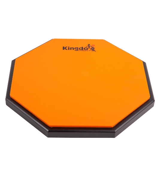 Пэд для занятий 12' DRUM PAD SILICAGEL ORANGE KINGDO DRUM PAD SILICAGEL ORANGE