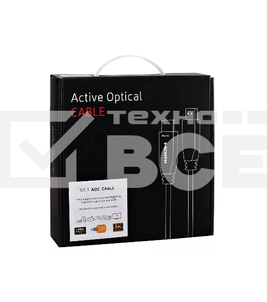 Активный оптический кабель HDMI 19M/M,ver. 2.1, 8K@60 Hz 30m Telecom TCG2120-30M