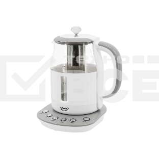 Чайник электрический ATLANTA ATH-2534 1,5л, стекло (gray) (24)
