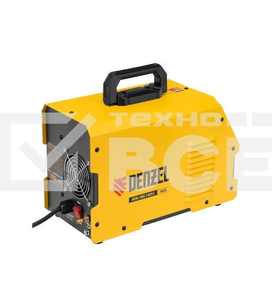 Аппарат инвертор. полуавтомат. сварки Mini MIG-140FG, 140 А, ПВ 60% Denzel