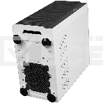 Компьютерный корпус Ginzzu GL 185 White боковая дверца закаленное стекло на петлях на магнитах, фото9
