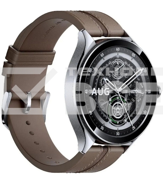 Смарт-часы Xiaomi Watch 2 Pro - 4G LTE Silver Case with Brown Leather Strap M2233W1 (BHR7210GL)