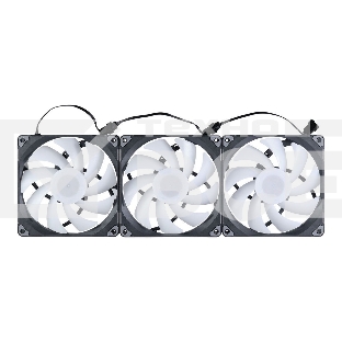 Комплект вентиляторов (3шт.) PHANTEKS M25 DRGB Black 140x140x25мм (PWM, 20шт./кор, 500-1800 об/мин, 36.57dBa)