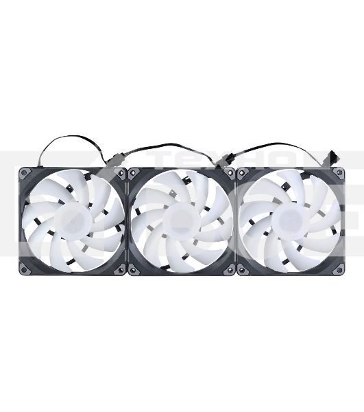 Комплект вентиляторов (3шт.) PHANTEKS M25 DRGB Black 140x140x25мм (PWM, 20шт./кор, 500-1800 об/мин, 36.57dBa)