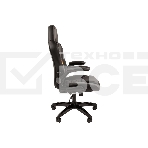 Кресло игровое Chairman game 15 чёрный/серый экокожа, регулируемый угол наклона, механизм качания, фото13