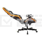 Кресло игровое Knight OUTRIDER черный/оранжевый ромбик эко.кожа с подголов. крестовина металл, фото41