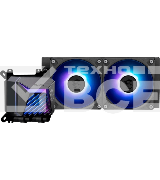Жидкостная система охлаждения MSI MAG CORELIQUID A15 240 черный 120мм алюминий+медь 2050rpm 28.7db 4-pin