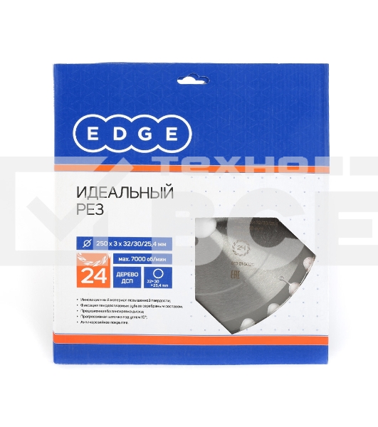 Диск EDGE by PATRIOT пильный по дереву 250х24х32/30/25,4