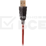 Гарнитура проводная игровая с микрофоном SVEN AP-U988MV, черный-красный (USB, LED, 7.1), фото2