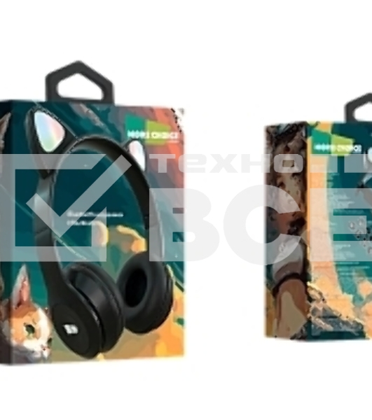 Наушники беспроводные MORE CHOICE (4610196406676) HW24kids черный