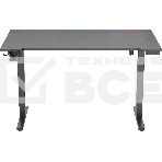 Стол для компьютера Cactus CS-EDXL-GbK столешница МДФ, черный карбон, каркас черный 140x60 см, фото 1