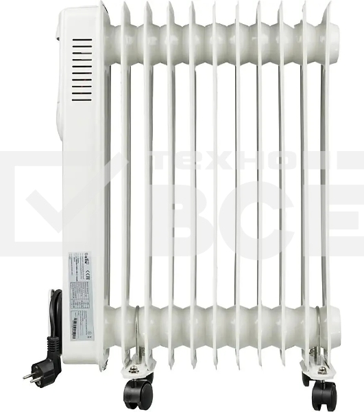 Обогреватель масляный Ballu Comfort BOH/CM-11WDN (11 секций) белый, 2200 Вт, 27 м2, термостат