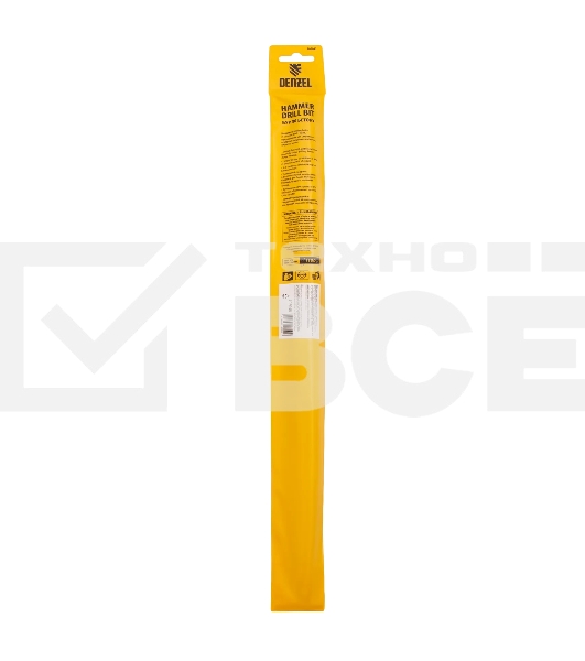 Бур по бетону Denzel двойная спираль, Cobalt W-tip, 18x460 мм, SDS PLUS