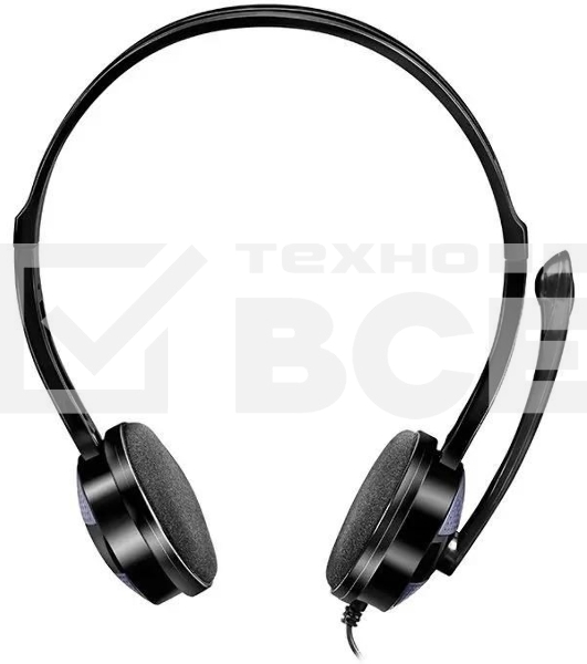 Гарнитура проводная мультимедийная с микрофоном SVEN AP-151MV, черный