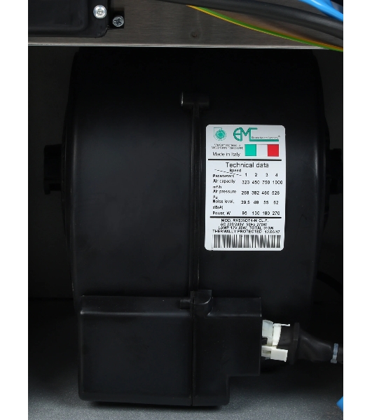 Вытяжка каминная Elikor Агат 60Н-1000-Е4Д серебристый/черный, 59 см, 1000 куб. м/ч, 59 дБ