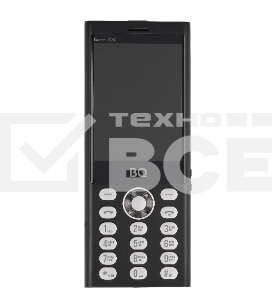Мобильный телефон BQ 3598 Barrel XXL черный/серебристый