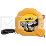 Рулетка Deli DL9005B 5м*19мм Метрическая. Корпус ударопрочный., фото 1