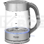 Чайник электрический Red Solution RK-G138 1.7л. 2200Вт серый (корпус: стекло), фото 1