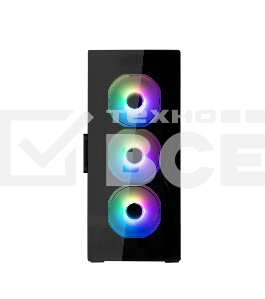 Компьютерный корпус MidiTower Zalman I3 NEO TG Black (ATX, front mesh, TG window, USB2.0 x1, USB3.0x2, 4x120mm RGB fan, без БП) (I3 NEO TG Black)
